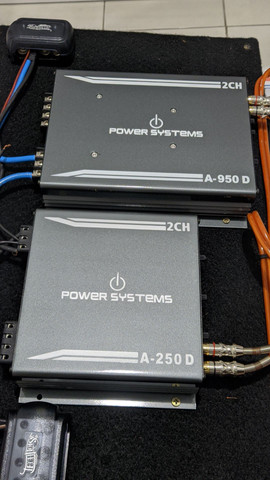 Modulos POWER SYSTEM A250 + A950 som automotivo - Foto 2