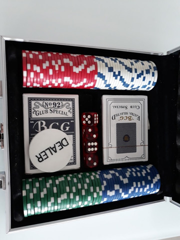 Maleta de jogo de poker
