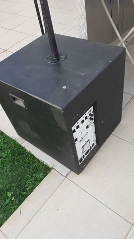 par sub ativo auto falante oversound g400