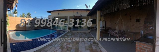 Tamandaré temporada: 4 quartos todos com ar ( 2 suítes), piscina - Foto 11