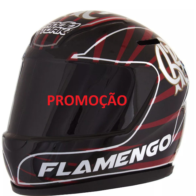 Cofre De Moedas Mini Capacete Flamengo Pro Tork - Foto 2
