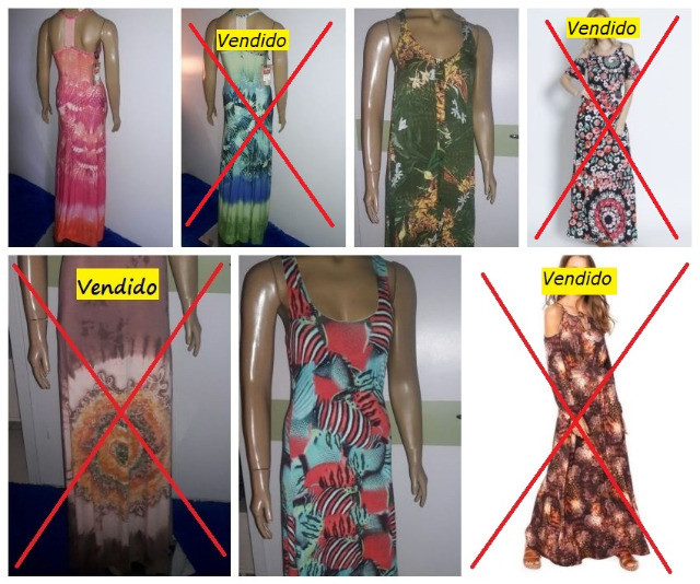 3 Vestidos "Cada" Cantão + Lez a Lez + Enfim P e M Novos