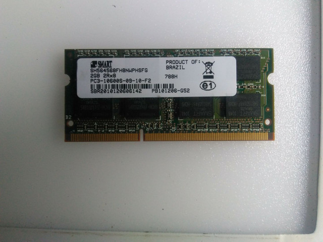 Memória 2Gb DDR3 10600 Notebook