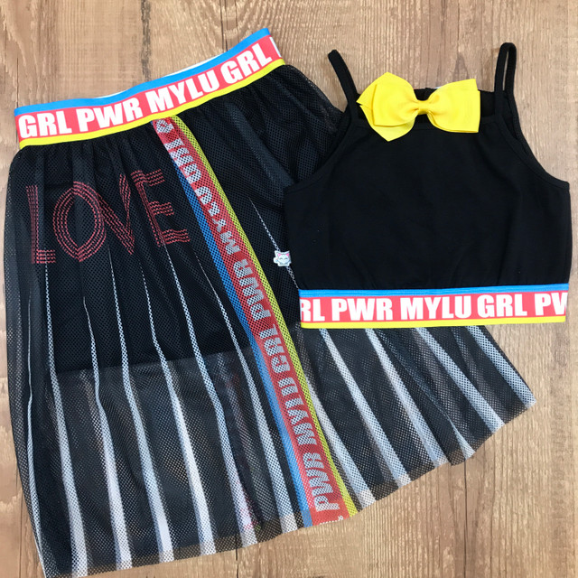 Conjunto saia CROPPED mylu