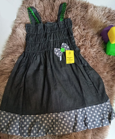 Vestido Jeans Infantil - @amelinha-store "Promoção" - Foto 2