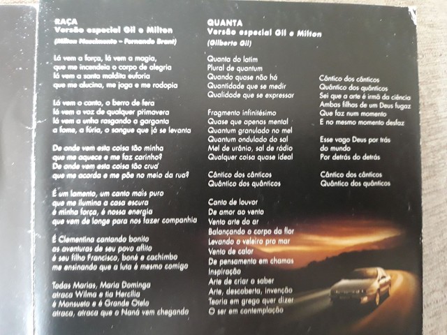 CD Milton Nascimento e Gilberto Gil - Foto 3