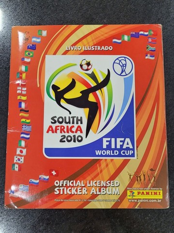 Album figurinhas Copa do Mundo 2010 completo perfeito