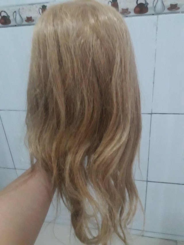 Cabeça de boneca, cabelo 100% Natural  - Foto 3