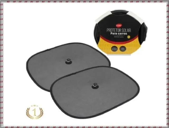 Protetor solar de janelas automotivas - 1 par com proteção Uv