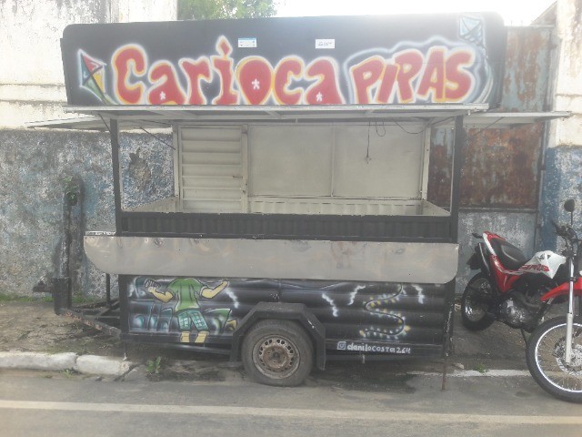 Trailer movel para lanches  