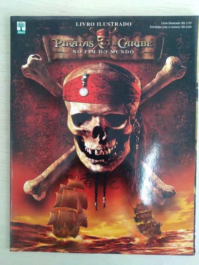 Álbum de figurinhas PIRATAS DO CARIBE
