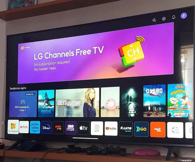 SMART TV 4K LG 65 POLEGADAS com comando de voz