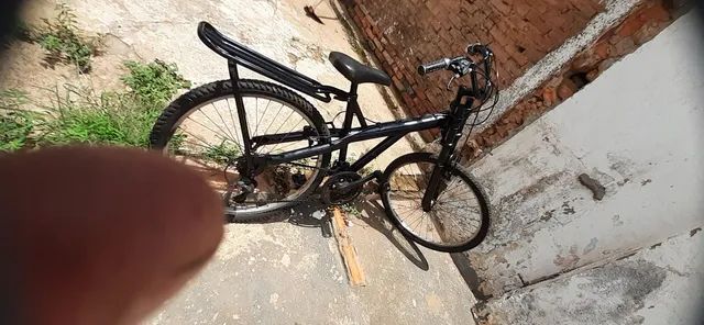 Bicicleta bike aro 26 zera preta - Foto 2