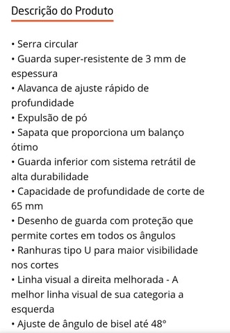 Serra circular 1400w DEWALT  - Foto 3