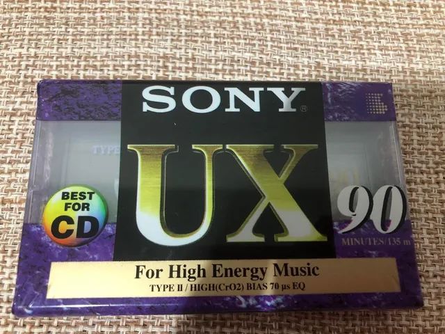 Lote com 6 fitas K7 Sony UX 90 type II (lacrados) - Foto 2