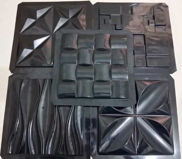 Kit com 5 Formas 3D para Moldes de Gesso - Usadas em Bom Estado - Foto 2