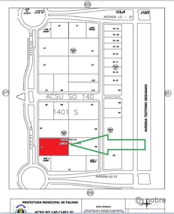 Terreno à venda, 6000 m² por R$ 2.000.000,00 - Plano Diretor Sul - Palmas/TO