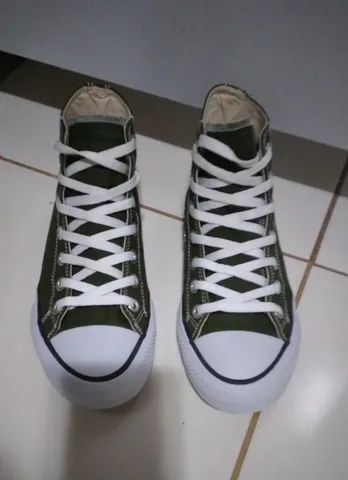 Converse verde hotsell militar falso