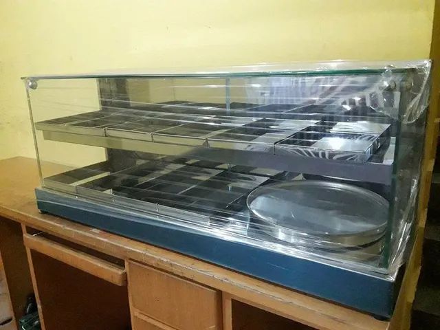Estufa Vitrine Para Salgados Dupla Nova 1,20mt ou Sob medida  - Foto 5