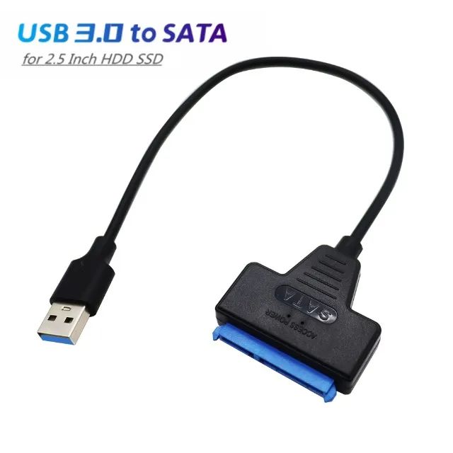 Cabo Leitor Hdd Ssd Sata 2.5 6gbp  Usb 3.0 22pino Promoção - Foto 2