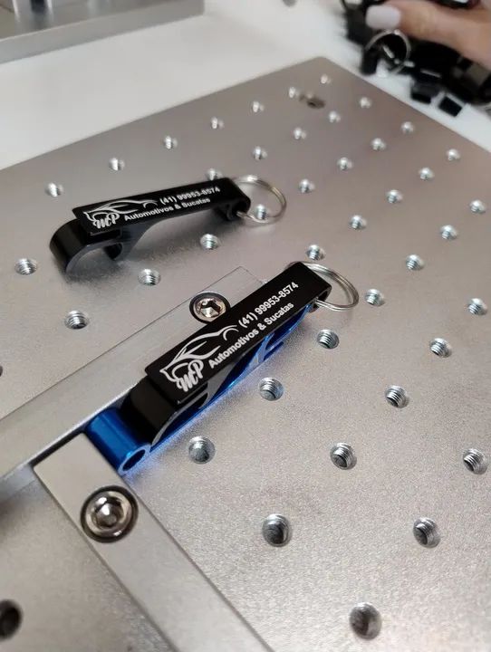 Chaveiro gravado com laser  - Foto 3