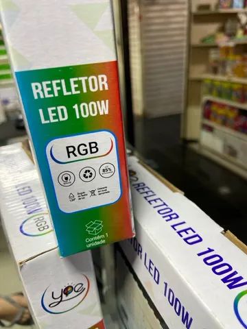 Refletor 100w RGB IP 66  - Foto 2