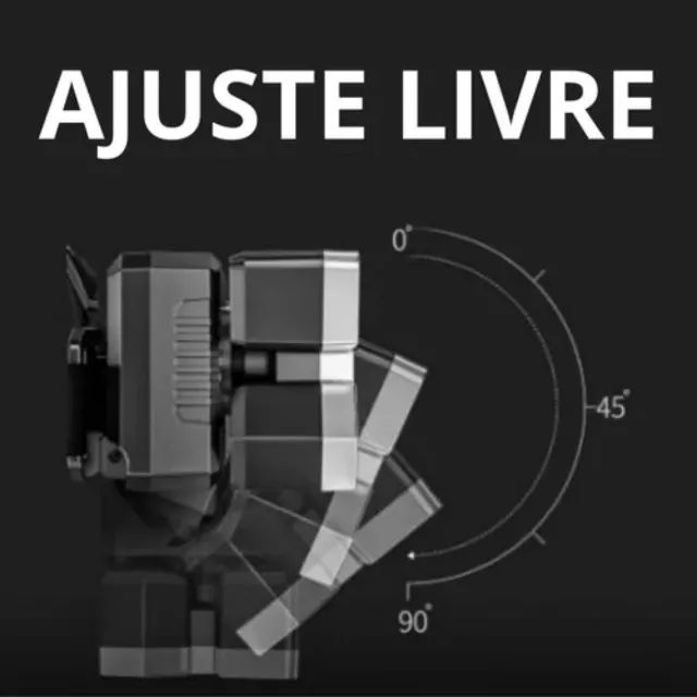 Lanterna de Cabeça 5 Leds Cree T6 Profissional Multiuso _ ES99 - Foto 4