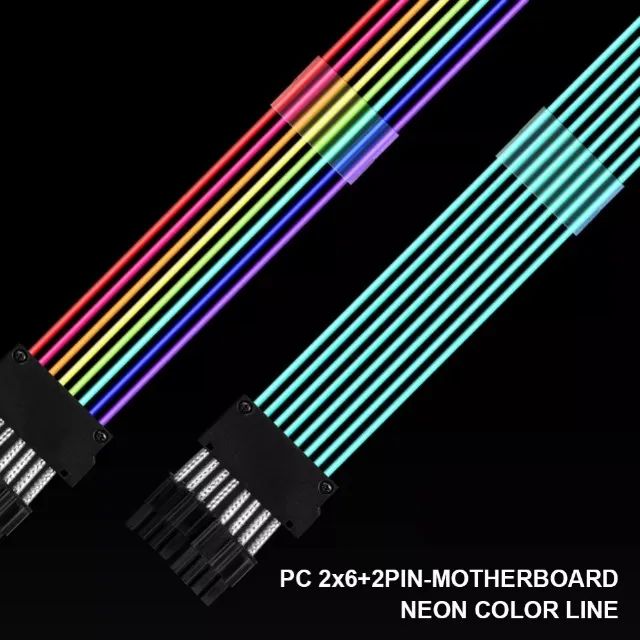Cabo Extensão Gpu Argb 8 Pinos Aura Sync - Foto 3