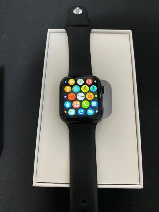 Smartwatch HW16 relógio funciona com qualquer celular - Foto 2