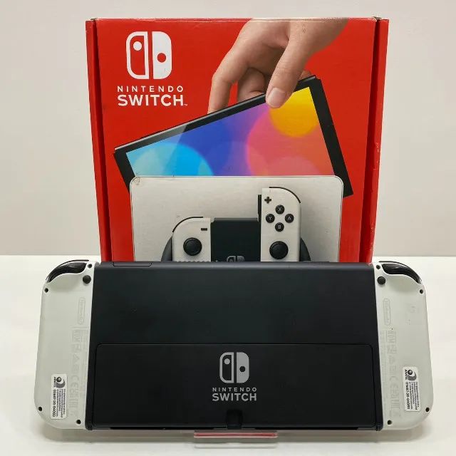 Nintendo Switch Oled Desbloqueado Cheio de Jogos Garantia e