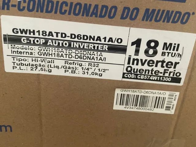 Ar, condicionado 18.000 btus gree - Foto 3