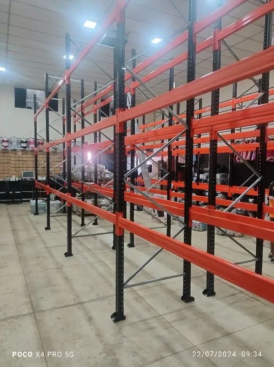 Porta palete usado e novo - Foto 3