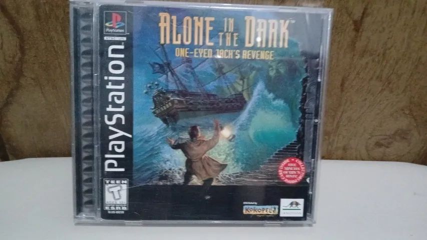 ALONE IN THE DARK ONE-EYED JACK'S REVENGE PS1 ORIGINAL USADO CIB
