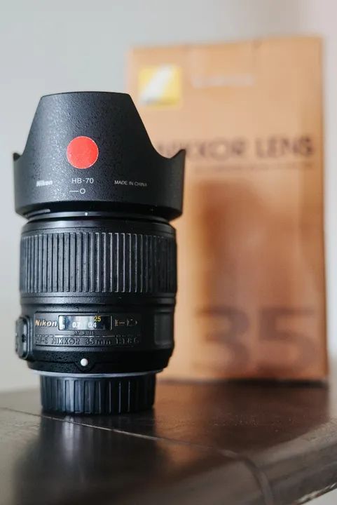 Lente Nikon - 35mm f/1.8 G - Full Frame - Foto 3