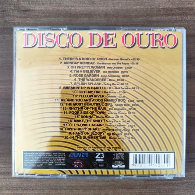 CD Vários Artistas - Disco De Ouro Vol. 2 - Foto 2