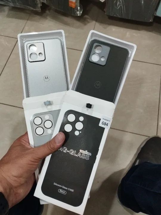 Capa Aglass vidro Motorola Moto G84