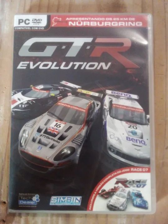Jogo para pc gtr evolution, com caixa e manual