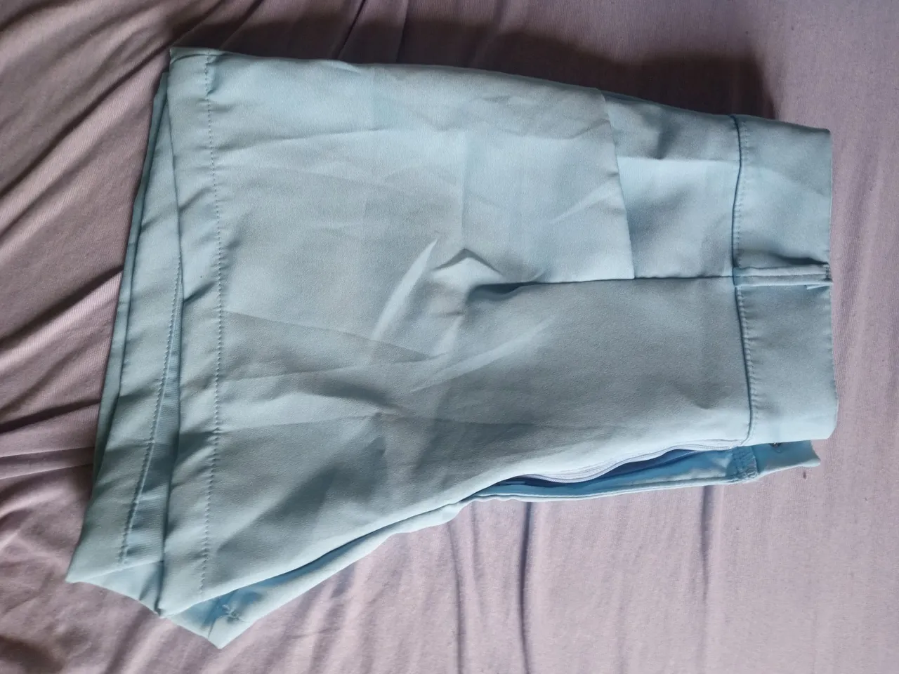 Shorts alfaiataria azul 