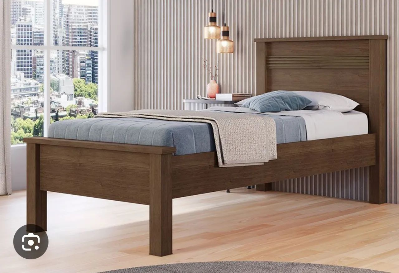 Cama de Solteiro Nova 