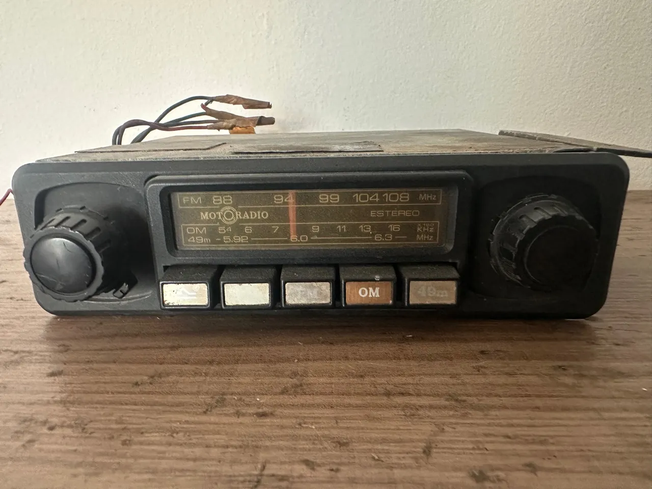 Rádio AM/FM Motoradio - Vintage