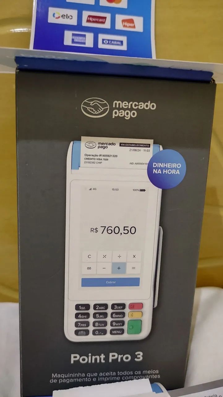 Máquina de cartão Point Pro 3  - Foto 2