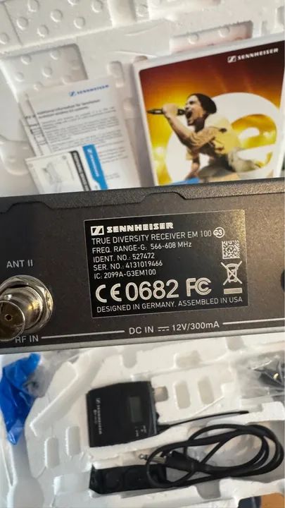 Kit de Instrumento Sem Fio Sennheiser G3  - Foto 5