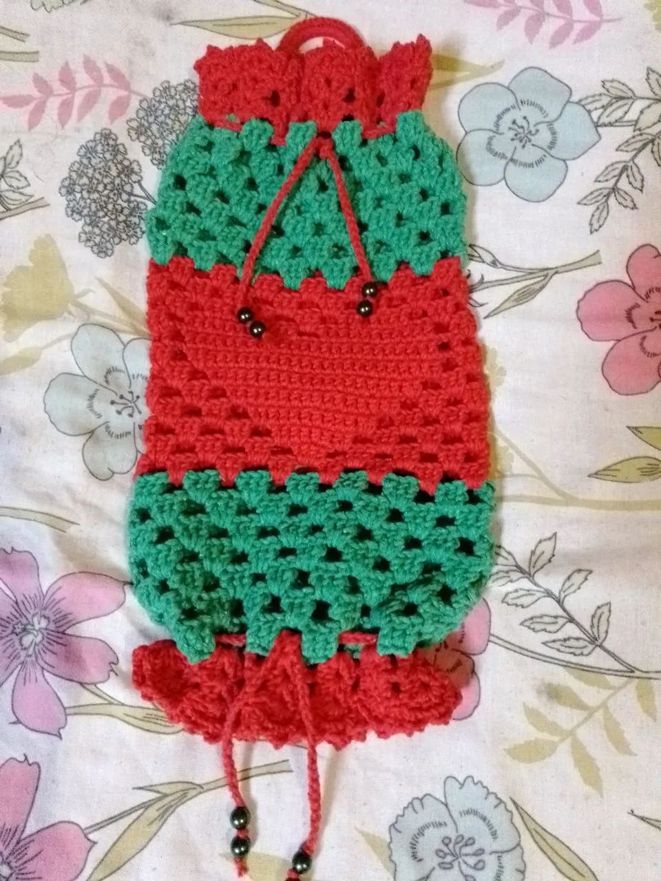 Puxa saco de crochê 