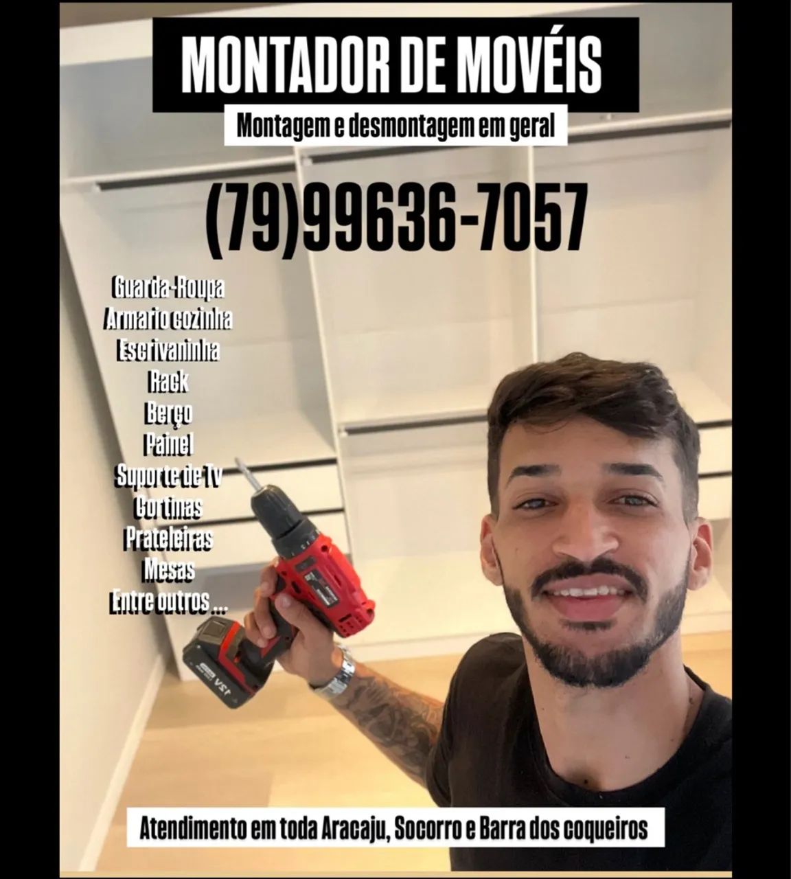 Montador de moveis profissional 