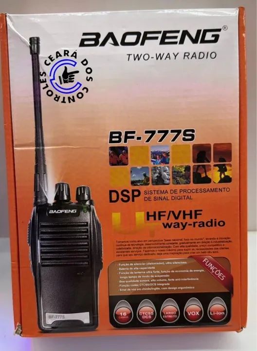 Rádio HT Baofeng BF-777S - Novo
