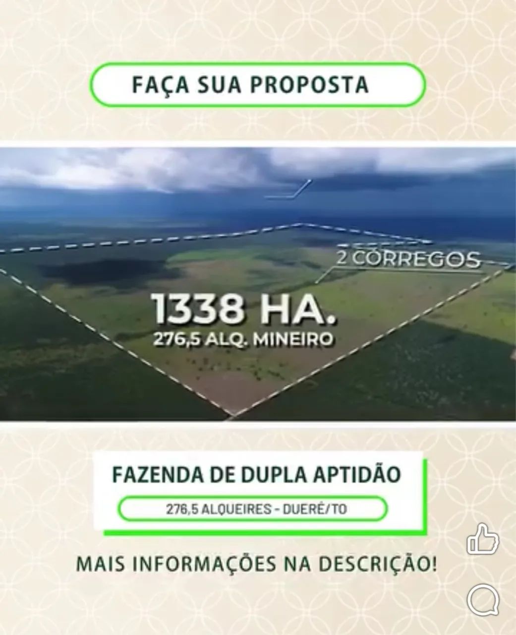 Fazenda no Tocantis município  Duere  - Foto 2