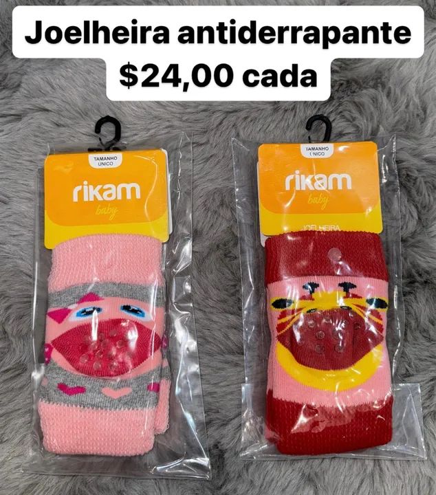 Joelheiras antiderrapantes para bebê  - Foto 2
