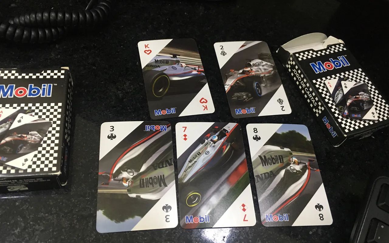 DOIS BARALHO COPAG MOBIL F1 - COLECIONADOR - RARO - Foto 2