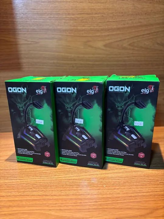 Microfone Gamer Ogon RGB - NOVO