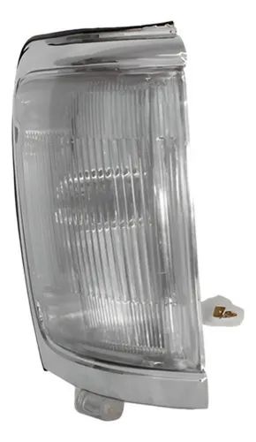 Par Lanterna Dianteira Hilux Sw4 92 A 96 Cristal Aro Cinza - Foto 4